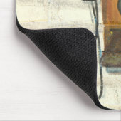 antikes Wandtelefon mousepad (Ecke)