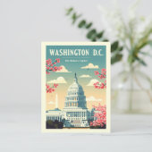 Antikes Washington D.C. Postkarte (Stehend Vorderseite)
