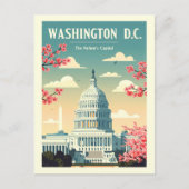 Antikes Washington D.C. Postkarte (Vorderseite)