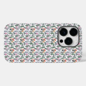 antikes Wasserfarben-Blumenmuster Case-Mate iPhone Hülle (Rückseite (Horizontal))
