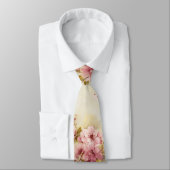 Antikes Wasserfarben-Blumenmuster Krawatte (Gebunden)