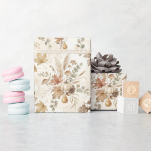 Antikes Wasserfarben-Nahtlosmuster-Wrap-Papier Geschenkpapier