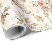 Antikes Wasserfarben-Nahtlosmuster-Wrap-Papier Geschenkpapier (Rolleneckpunkt)