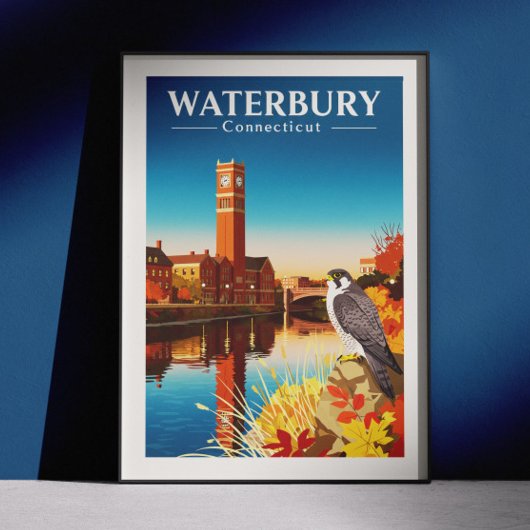 Antikes Waterbury Connecticut Poster