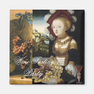 ANTIKES WEINGUTSWEINPROBE PARTY WACHS-SIEGEL MAGNET