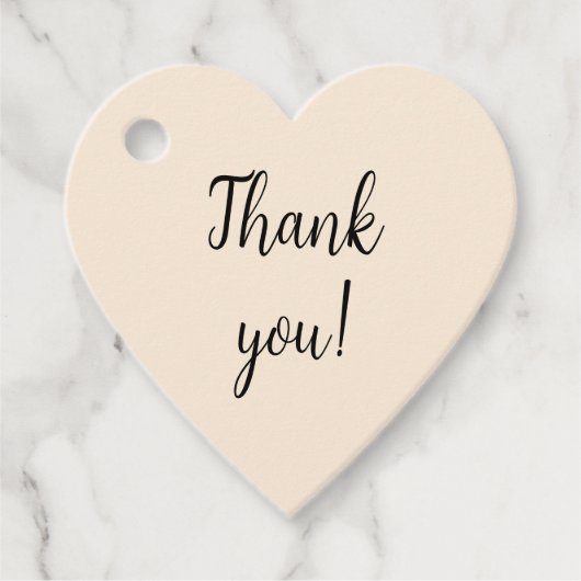 Antikes Weiß Minimalistisch Geschenkanhänger (Vorderseite)