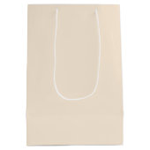 Antikes Weiß Mittlere Geschenktüte (Rückseite)