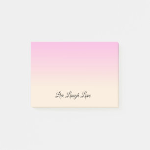 Antikes Weiß und Lavendel Rose Ombre Farben Post-it Klebezettel