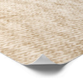Antikes Weizensack-Design Poster (Ecke)