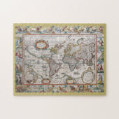 Antikes Weltkartepuzzlespiel Puzzle (Horizontal)