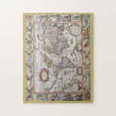 Antikes Weltkartepuzzlespiel Puzzle (Vertikal)