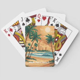 Antikes West Palm Beach, Florida Spielkarten