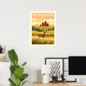 Antikes Westminster Colorado Poster (Heimbüro)