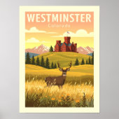 Antikes Westminster Colorado Poster (Vorne)