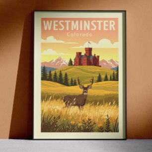 Antikes Westminster Colorado Poster