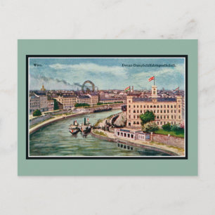 Antikes Wien Österreich Donau Fluss Kunst Postkarte