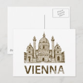 Antikes Wien Postkarte (Vorne/Hinten)