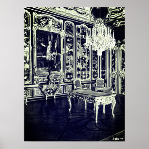 Antikes Wien Schönbrunn Palast Vieux Laque Zimmer Poster
