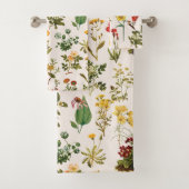 Antikes Wildblumenmuster Badhandtuch Set (Insitu)