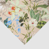 Antikes Wildblumenmuster Seidenpapier (Ausschnitt)