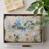 Antikes Wildblumenmuster Seidenpapier (Geschenk)