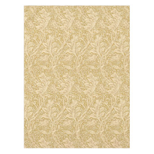Antikes William Morris Arcadia Gold Nahtlos Tischdecke