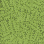 Antikes William Morris Branch Green Leaf Muster Aufkleber (Vorderseite)