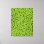 Antikes William Morris Branch Green Leaf Muster Leinwanddruck (Vorderseite)