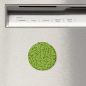 Antikes William Morris Branch Green Leaf Muster Magnet (In Situ (Geschirrspüler))