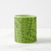 Antikes William Morris Branch Green Leaf Muster Tasse (Zentrum)