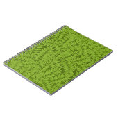 Antikes William Morris Branch Grünes Blatt Muster Notizblock (Linke Seite)