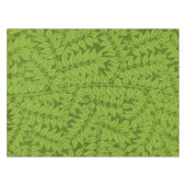 Antikes William Morris Branch Grünes Blatt Muster Tischdecke (Vorderseite (Horizontal))