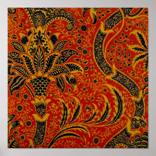 Antikes William Morris India Tapete Poster