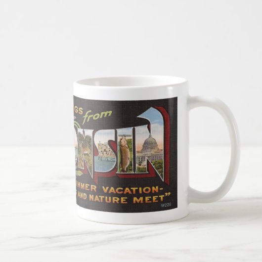 Antikes Wisconsin Kaffeetasse (Rechts)