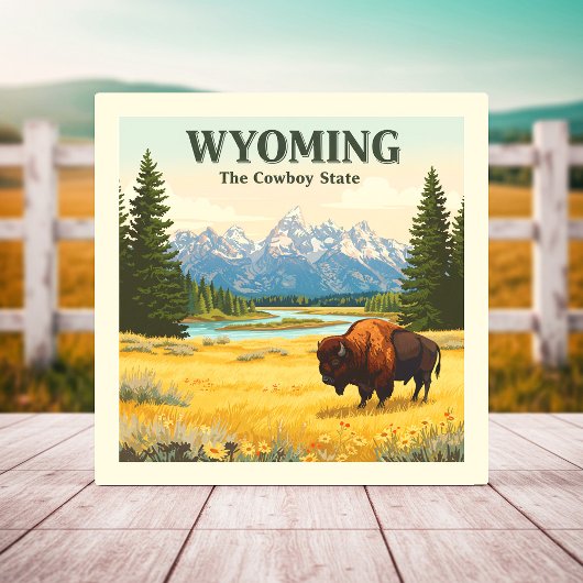 Antikes Wyoming Fliese