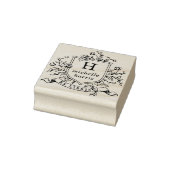 Antikes Zeichen Monogramm Ex Libris Name Buch Gummistempel (Stempel)