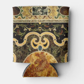 Antikes Ziermuster - italienisches Gemsteinmuster Dosenkühler (Vorderseite)