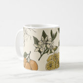 Antikes Zitronenmuster Kaffeetasse (Vorderseite Links)