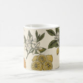 Antikes Zitronenmuster Kaffeetasse (Mittel)