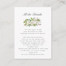 Antikgarten | Anfahrtsskizze für die Blumenmuster Begleitkarte