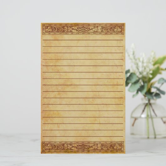 Antikgarten Briefpapier (Stehend Vorderseite)