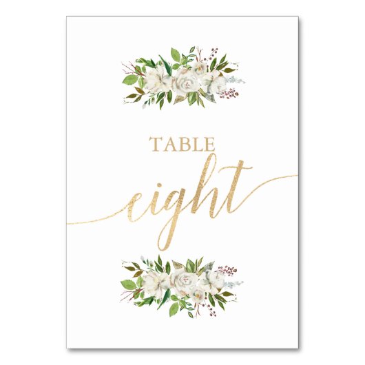 Antikgarten | FLÜSSIGKEITSKARTE 8 Tischnummer (Rückseite)