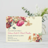 Antikgarten | Vintage Wedding Einladungen (Stehend Vorderseite)