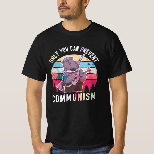 Antikommunismus Kapitalismus Antisozialist T-Shirt (Vorderseite)