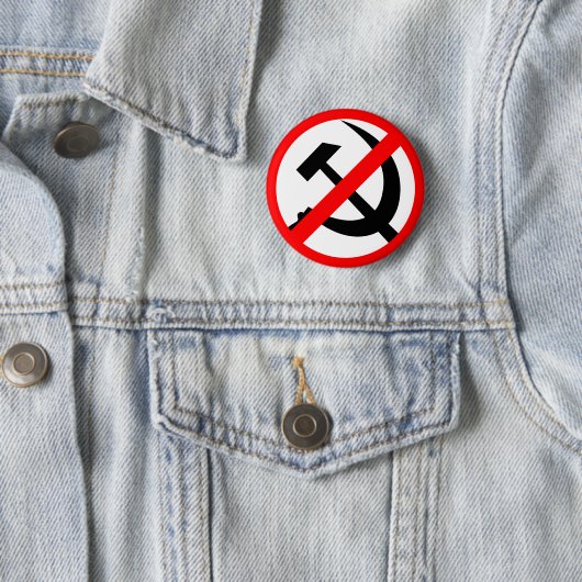 Antikommunist Button (Beispiel)