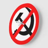 Antikommunist Große Wanduhr (Winkel)