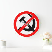 Antikommunist Große Wanduhr (Zuhause)