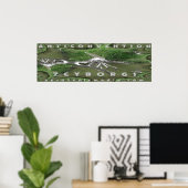 "Antikonvention" 90cm x 30cm Poster (Heimbüro)