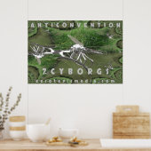 "Antikonvention" 90cm x 60cm Poster (Küche)