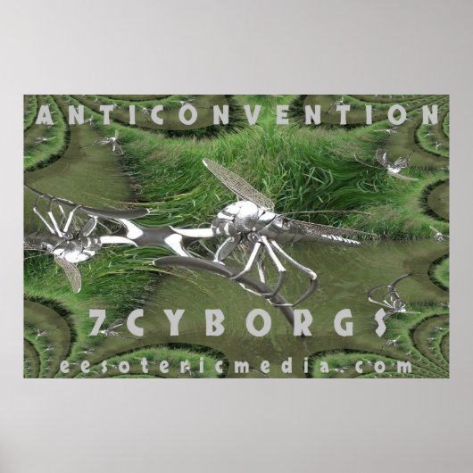 "Antikonvention" 90cm x 60cm Poster (Vorne)